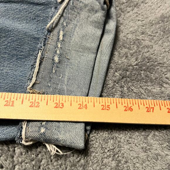 Free People Moxie Barrel Jeans Patchwork size 26 - Picture 9 of 10